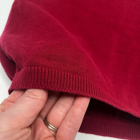 Baby GAP Deep Red Grey Trimmed V-neck Boy's Knit Toddler Sweater Vest SIZE 4T - Picture 4 of 11